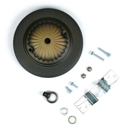 Jandorf 5" Oil Rubbed Bronze Lamp Canopy Kit C60213
